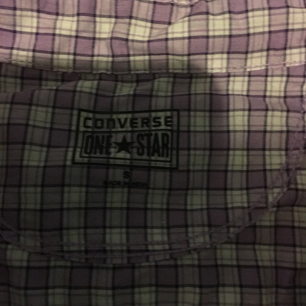 Converse plaid top - Picture 2 of 5